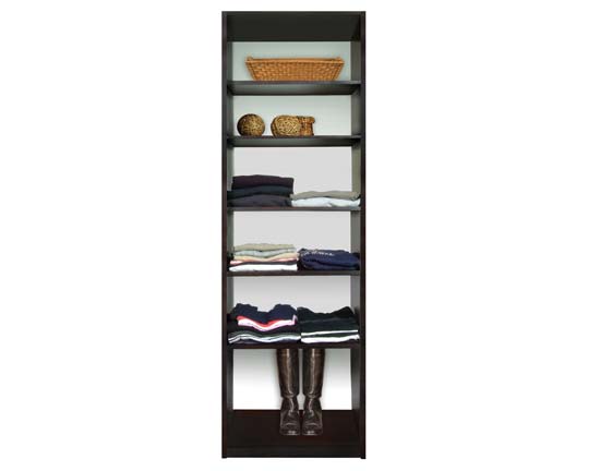 Walk In Closet Organizers Tower Pre Configured #7